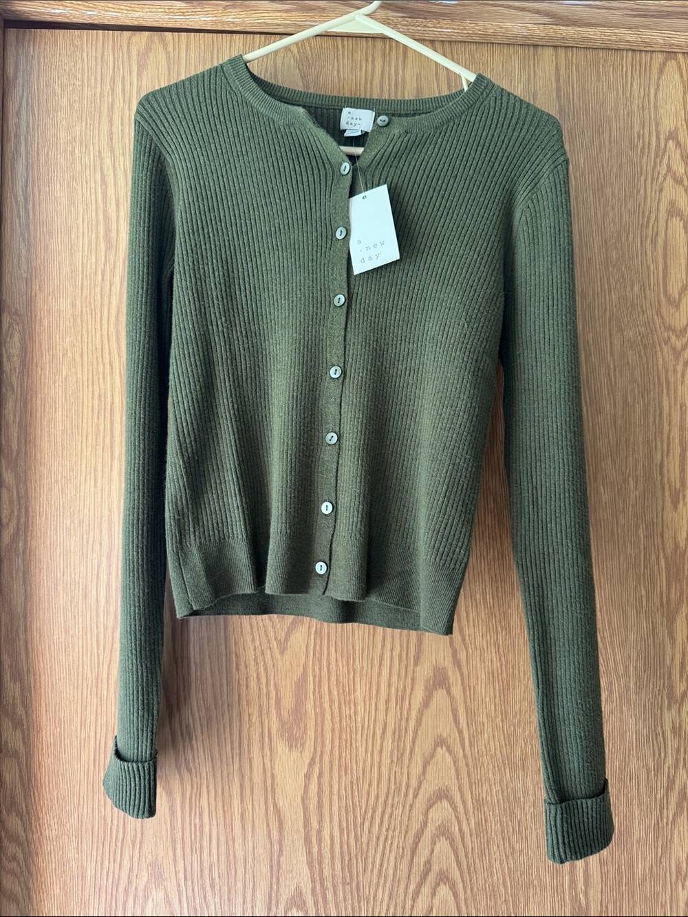 NWT A New Day Olive Green Sweater